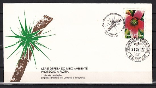 Brazil, Scott cat. 1527. Nature Preservation issue. First Day Cover. ^