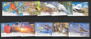 BRITISH INDIAN OCEAN TERR SG296/307 2004 BIRDS  MNH