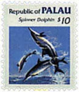 44894 MNH PALAU 1986 MAMIFEROS MARINOS