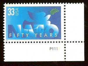 US #3354 33c NATO 50th Anniv