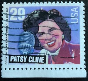 US #2772 Used Single Patsy Cline SCV $.25 L28