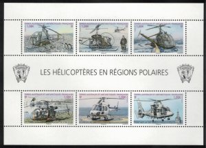 FRENCH ANTARCTIC 2013 Helicopters; Scott 480, Yvert F654; MNH