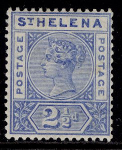 ST. HELENA QV SG50, 2½d ultramarine, M MINT. Cat £18.