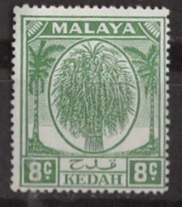 Malaya-Kedah # 68  Sheaf of Rice 8c   1952   (1) Mint NH