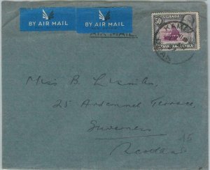 77334 - KENYA UGANDA TANGANIKA  - Postal History -  COVER to SCOTLAND !  1937