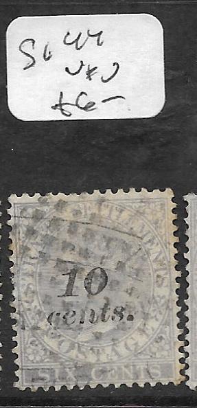 MALAYA  STRAITS SETTLEMENTS  (P2403B)  QV 10C/6C  SG 44  VFU