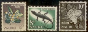 Nauru 1963 SC# 51-3 Used L156