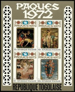 Togo MNH S/S C174a Easter 1972