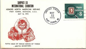 ARCTIC INVENTORS NORTH AMERICAN INDIANS SARPHEX XX INTERNATIONAL EX 1973 LIMITED