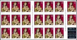 3244a Mint,OG,NH... Booklet Pane... SCV $13.00