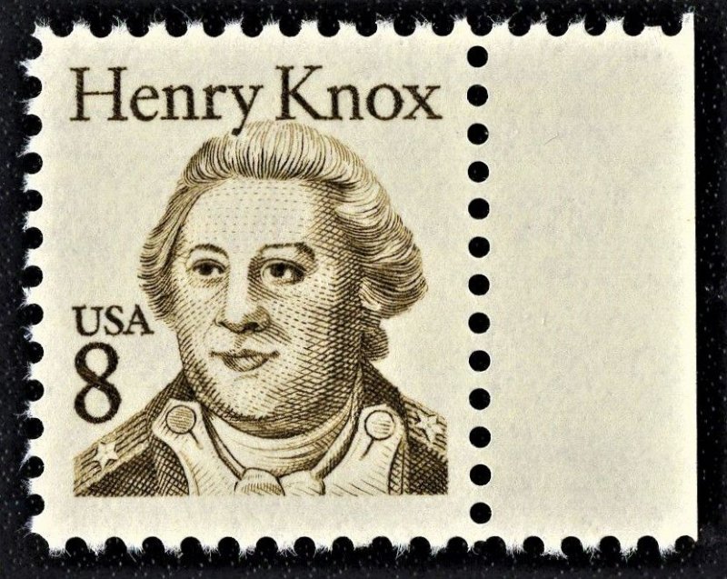United States 8¢ General Henry Knox Postage Stamp #1851 MNH Full Sheet