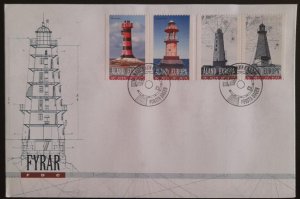 Aland islands Åland Finland 2008 Lighthouses of Baltic Sea FDC