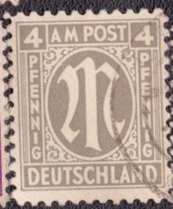 Germany Allied Occupation - 1945 3N3a Used