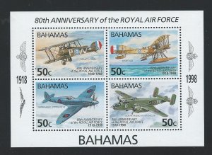 Bahamas souvenir sheet  mnh sc 911