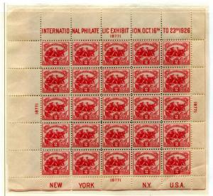 United States 630 MNH F-VF W Plains S/S Selvege crease & tear top left