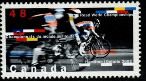 CANADA SG2224 2003 WORLD ROAD CYCLING CHAMPIONSHIPS MNH