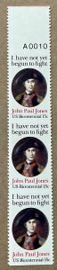 1789d 15 cent John Paul Jones MNH Vert STRIP OF 3 IMPERF HORIZONTAL ERROR  1979