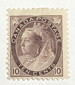 CANADA 1899 #83 Queen Victoria 'Numeral' Issue - MH