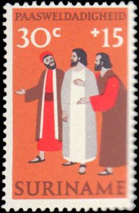 Suriname #B192-B196, Complete Set(5), 1973, Religion, Never Hinged