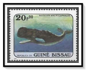 Guinea-Bissau #600 Whales MNH