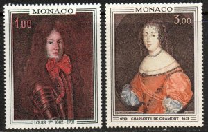 Monaco Sc #774-775 MNH