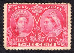 1897, Canada 3c, Used, Sc 53