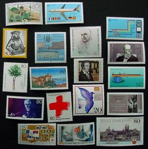 Germany, Scott 1551-1568, all MNH