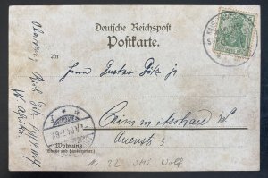 1904 German Cameroon Picture Postcard Cover To Grim Germany Natives Village