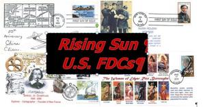 Rising Sun First Day Covers