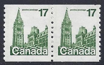 CANADA MINT NH # 806 pair (B)