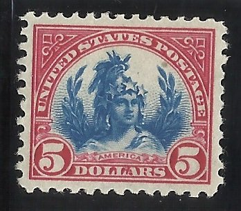 573  $5 P11 MHR  VF Centering