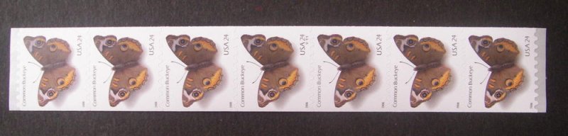 Scott 4002, 24c Common Buckeye, PNC7 #V1111, V/P, MNH Coil Beauty