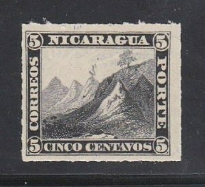 Nicaragua stamp #10, MNHOG,  CV $50.00