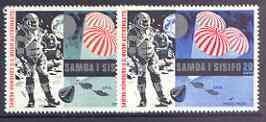 SAMOA - 1969 - First Man on Moon - Perf 2v Set - Mint Never Hinged