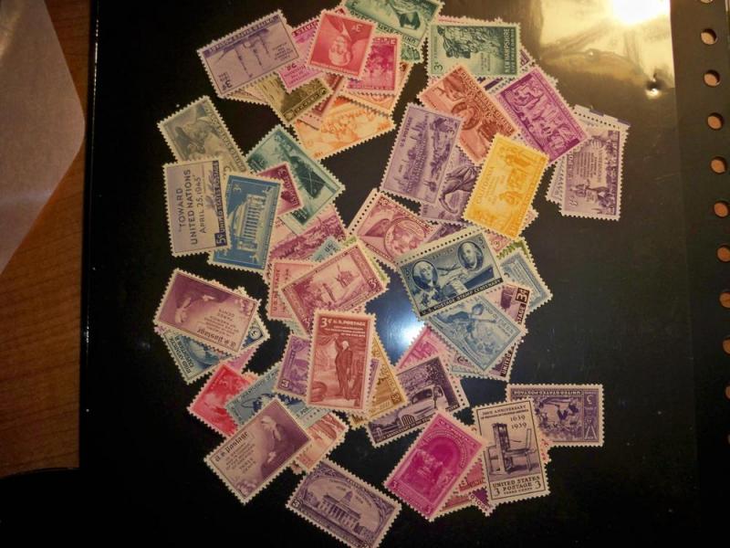 LOT OF 70 EARLY U.S. MNH  ALL DIFFERENT