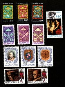 Vatican # 629-640 Mint!