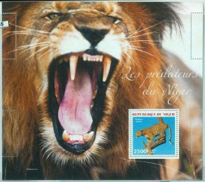 M1545 - NIGER, ERROR, 2014 MISSED LEAF: wild animals, predators, lions-