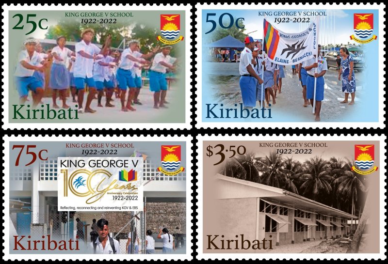 KIRIBATI 2022 KING GEORGE V SCHOOL CHILDREN EDUCATION ROYALTY