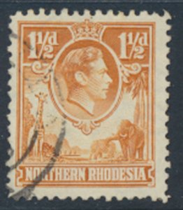 Northern Rhodesia  SG 30  SC# 30 Used   see detail and scan