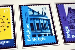 COLOR PRINTED BELGIUM 1976-1999 STAMP ALBUM PAGES (94 illustrated pages)