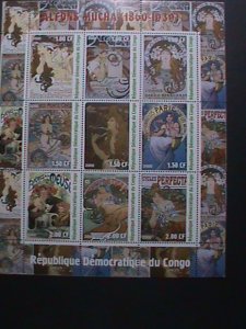 CONGO -2000- FAMOUS MOVIE POSTERS MNH FULL SHEET VF  WE SHIP TO WORLD WIDE