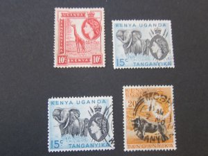 Kenya Uganda Tanganyika 1954 Sc 104-7 FU