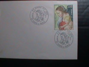 ​FRANCE -FDC- 1977-SC#1518 VIRGIN & THE CHILD-BY PETER PAUL RUBENS MINT FDC VF