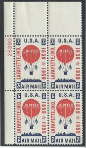 UNITED STATES SC# C54 VF MNH 1959 PL#26390 UL B/4