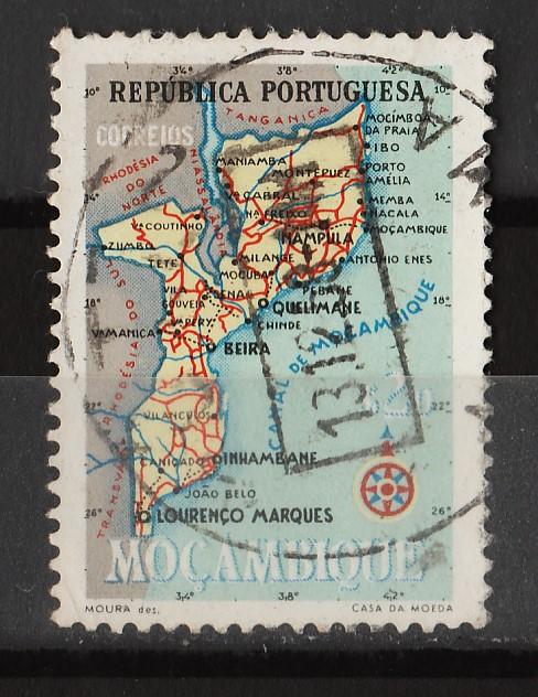 Mozambique 1954 Maps $20 (1/8) USED