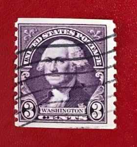 1932 US Sc 721 used 3 cent Washington CV$.25 Lot 1768