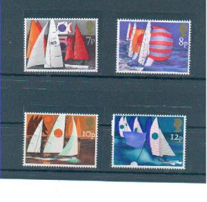 Great Britain 1975 Sc 745-8 Sailing MNH