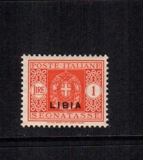 Libya  J20  MNH cat $ 3.50  italian libia