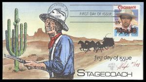 #2448 John Wayne - Stagecoach Pugh FDC