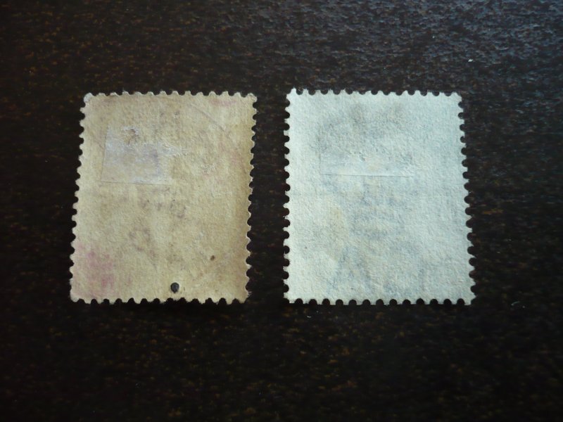Stamps - Trinidad - Scott# 69-70 - Used Part Set of 2 Stamps